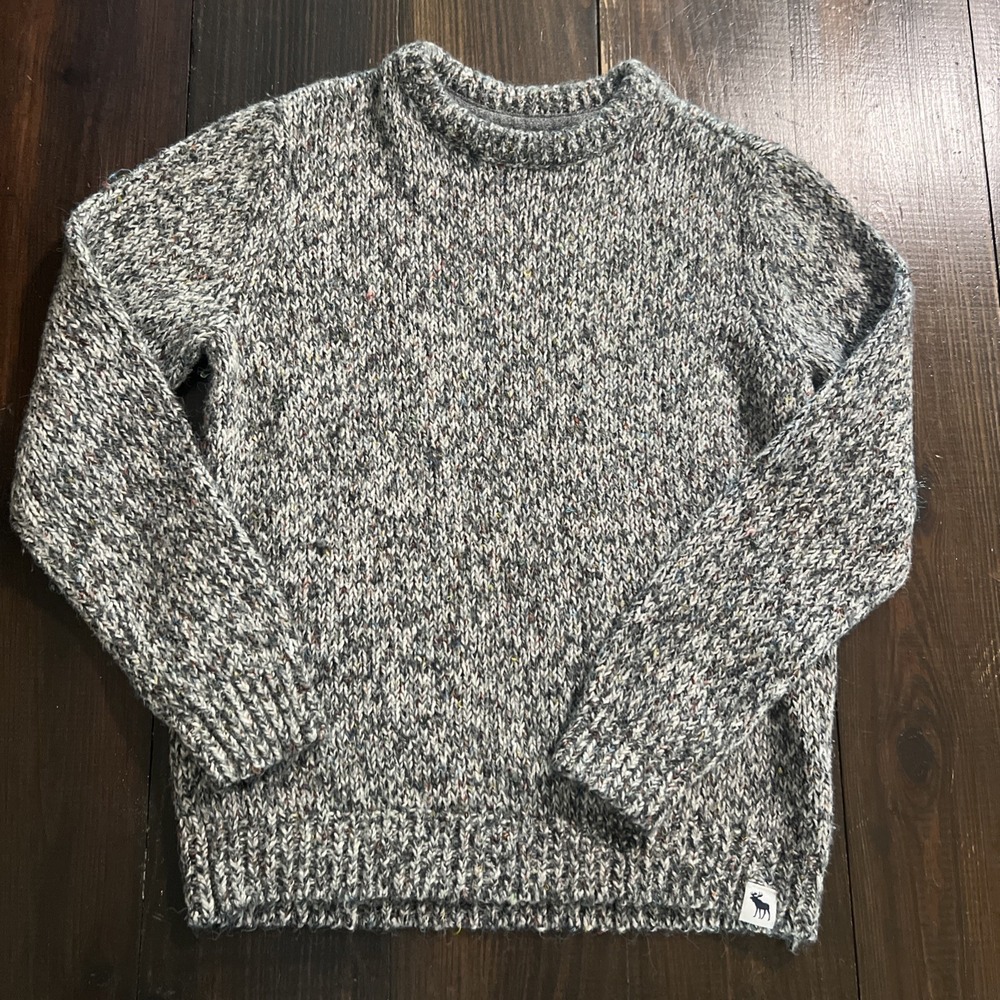 ABERCROMBIE KIDS Knit Sweater Boys Size 7/8 Gray